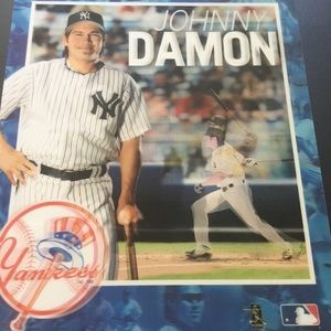 Yankees Johnny Damon lithograph